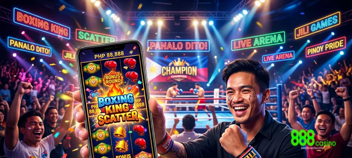 Boxing King Scatter Damhin ang Swerte sa Bawat Round dito sa 888Casino
